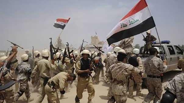الحشد الشعبي يستهدف مواقع داعش في مكحول ويقتل 35 ارهابياً غربي الأنبار 