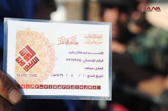 بالصور: مخلفات ’داعش’ في بلدة الشجرة بمنطقة حوض اليرموك