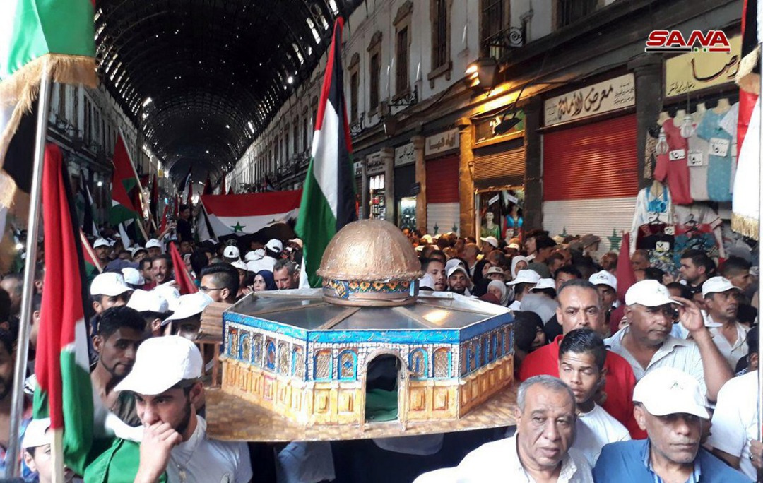 سوريا تخرج من أجل القدس في يوم القدس العالمي ـ بالصور