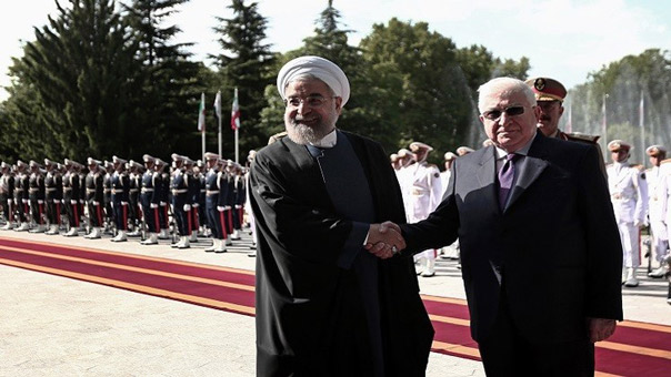 الشيخ روحاني والرئيس فؤاد معصوم ايران والعراق يؤكدان على ضرورة الوقف الفوري للعدوان السعودي على اليمن