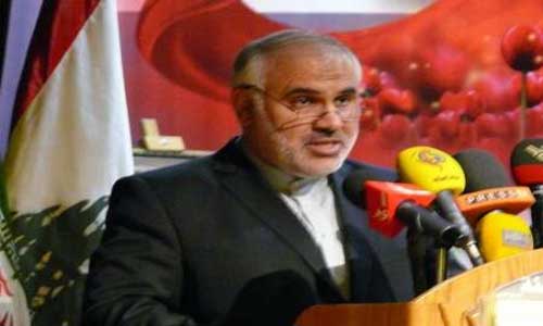 محمد فتحعلي: السفير الايراني في لبنان فتحعلي: لن ينالوا من عزيمتنا في دعم المقاومة