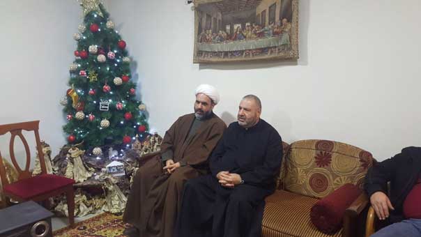 وفد قيادة حزب الله في المتن الشمالي يهنئ الأرمن بميلاد السيد المسيح (ع)