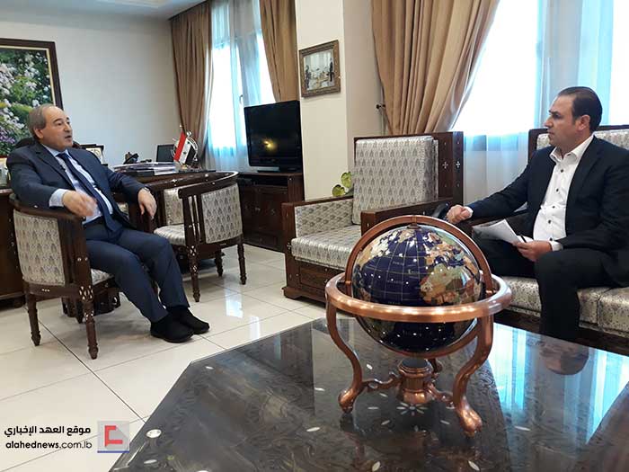 المقداد لـ&rsquo;العهد&rsquo;: على تركيا تنفيذ التزاماتها في سوتشي.. ودول عدة تحاول إعادة العلاقات معنا