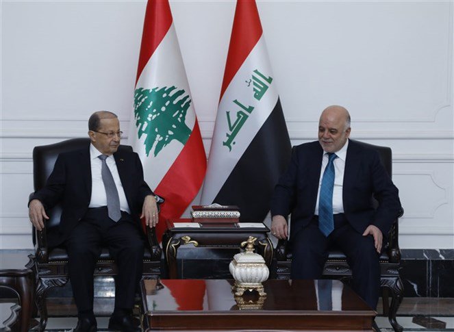  الرئيس عون التقى الرئيس العراقي فؤاد معصوم في بغداد: لبنان يقف بقوّة مع وحدة العراق