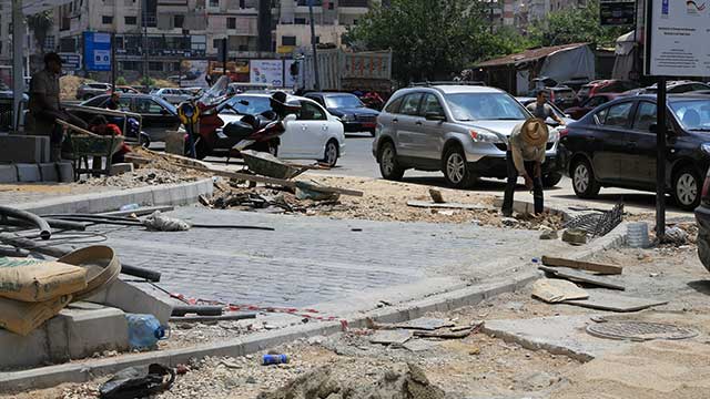 بلديات الضاحية تستكمل أشغالها على  أوتوستراد الأسد وشارع أبي طالب