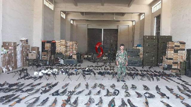 بالصور .. العثور على ذخيرة لعناصر الخوذ البيضاء في القنيطرة